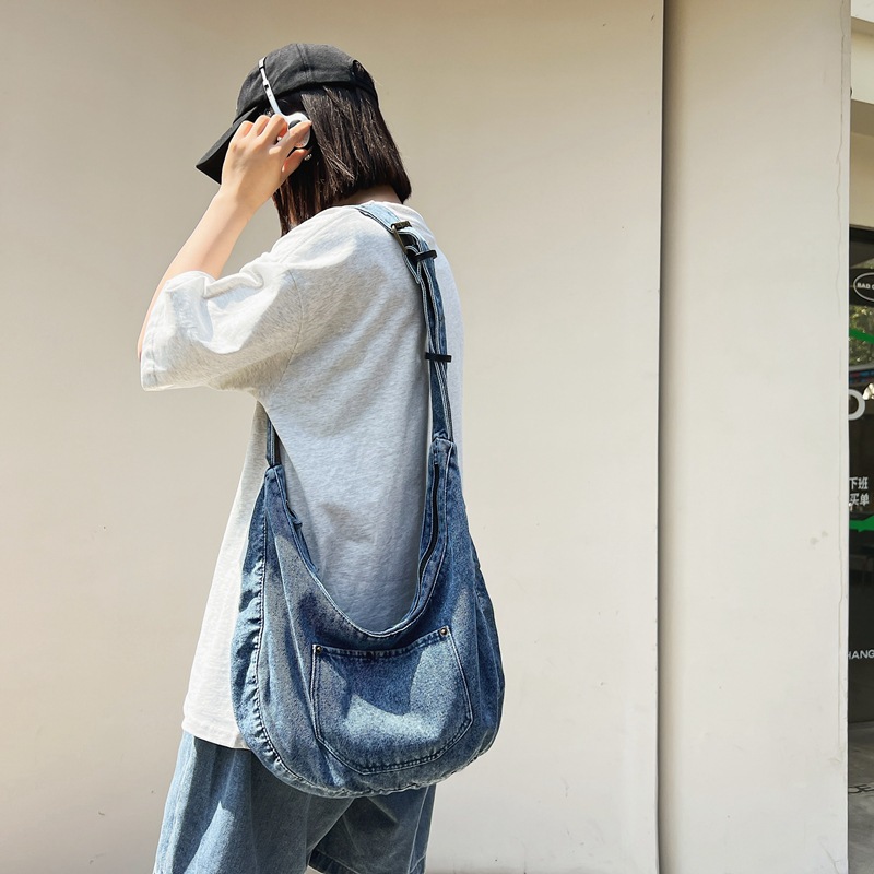 Interior Design Class - Denim crossbodytassen voor dames, schoudertassen met