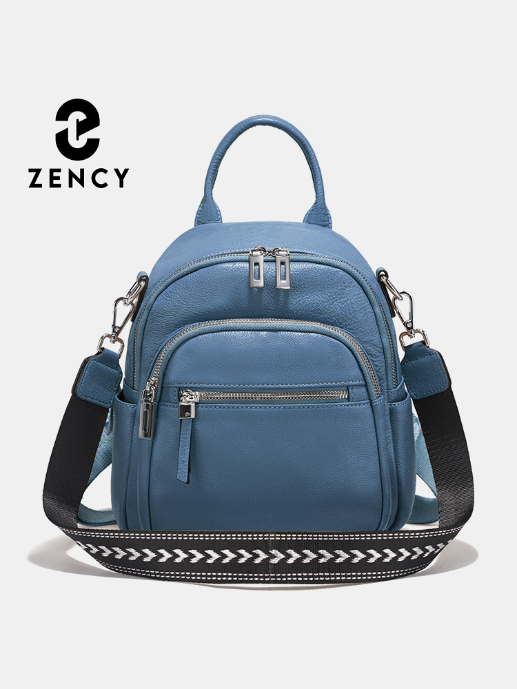 Interior Design Women - Zency lederen kleine rugzak knapzak multi-pocket