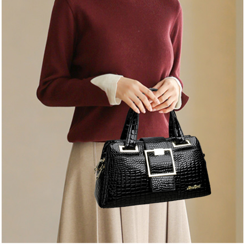 Luxe handtas met krokodillenpr - Interior Design Women recensie en prijs