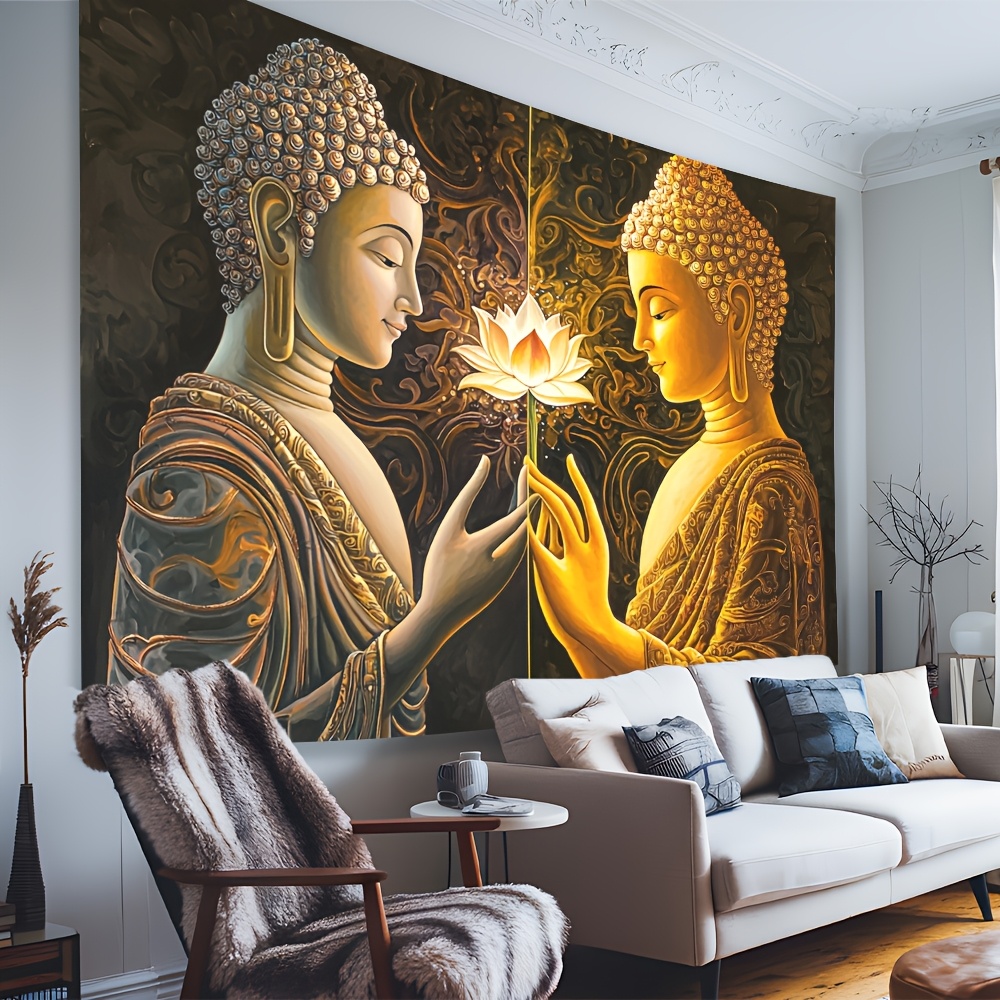 Boeddha Lotus Wandtapijt Spiri - Interior Design Zen recensie en prijs