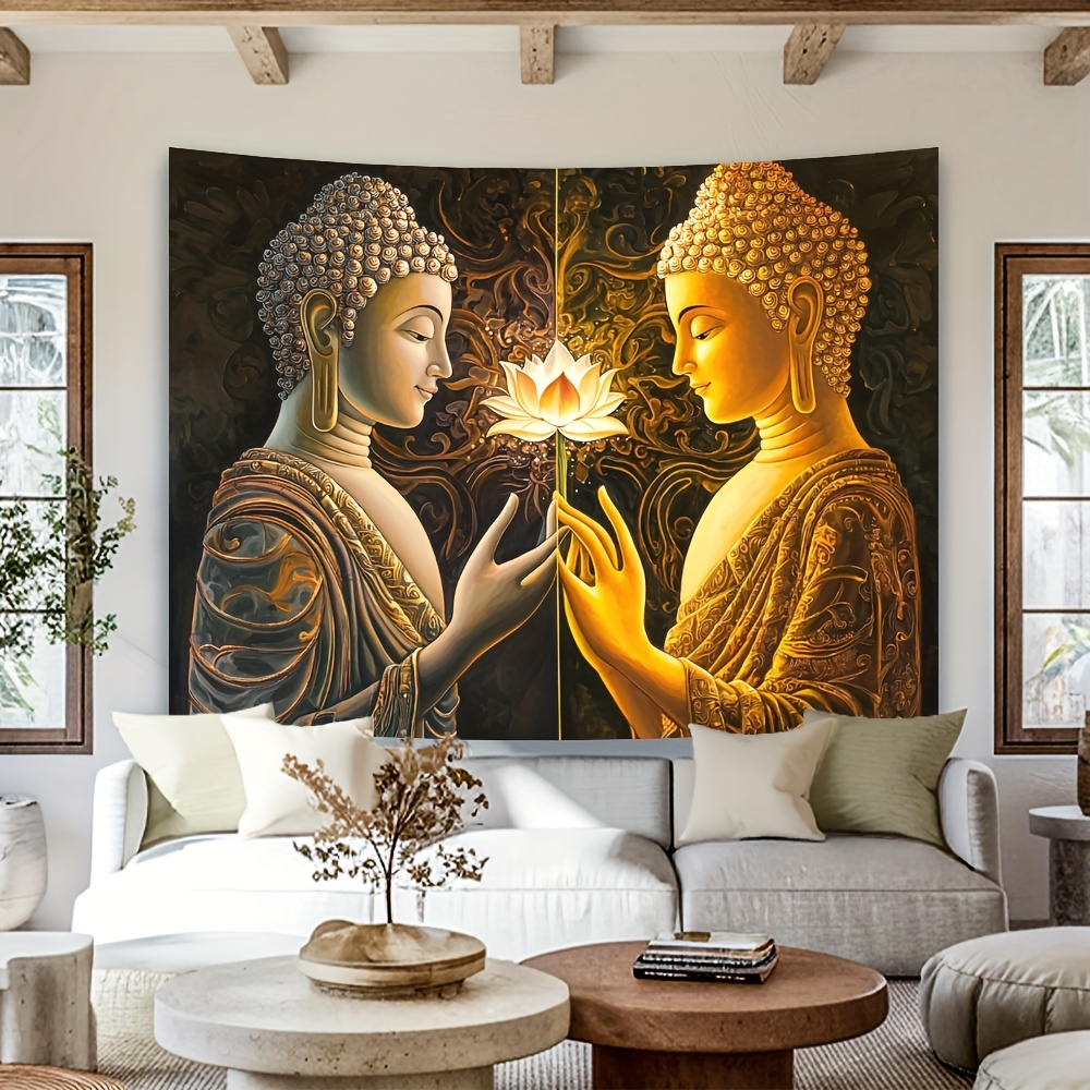 Boeddha Lotus Wandtapijt Spiri - Interior Design Zen recensie en prijs