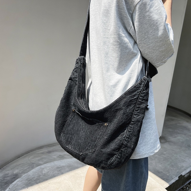 Denim crossbodytassen voor dam - Interior Design Class recensie en prijs