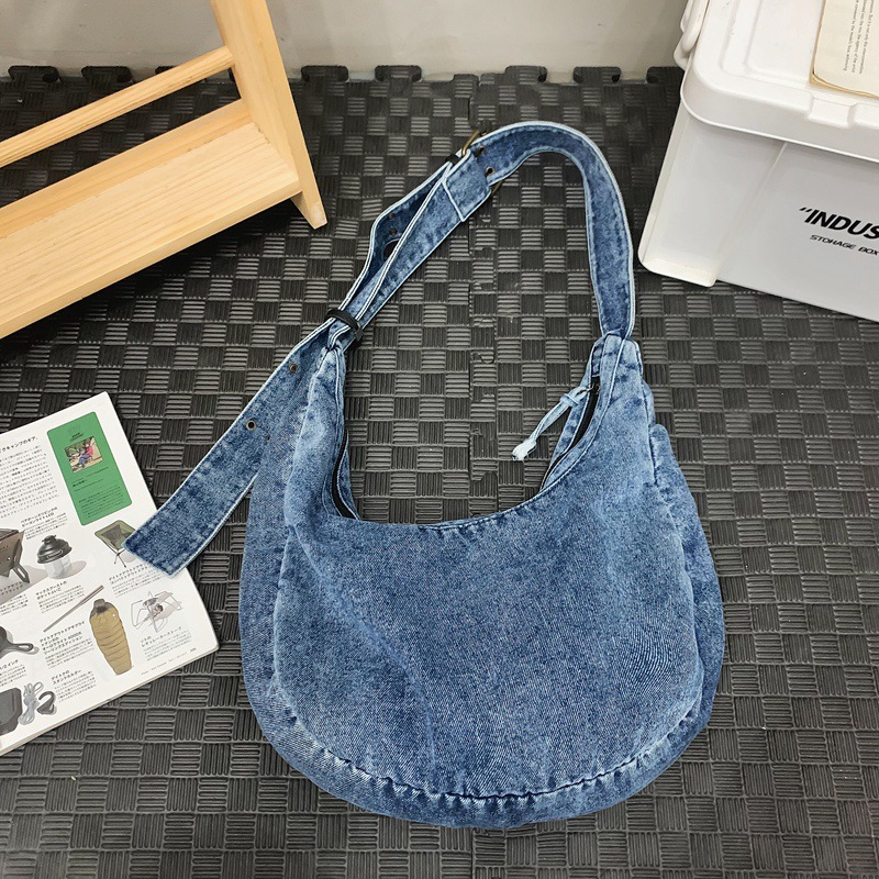 Denim crossbodytassen voor dam - Interior Design Class recensie en prijs