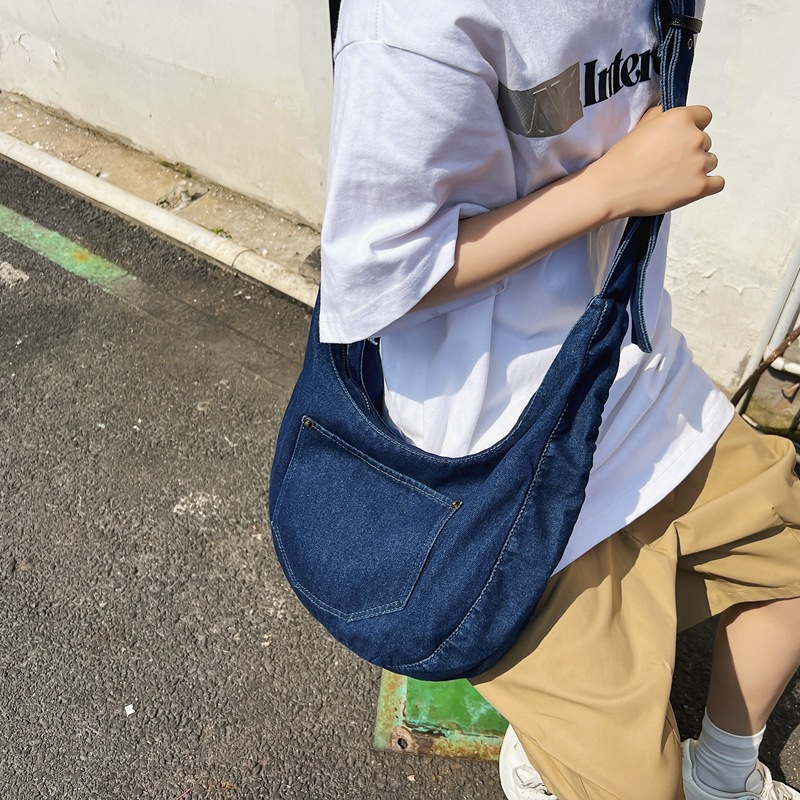 Denim crossbodytassen voor dam - Interior Design Class recensie en prijs