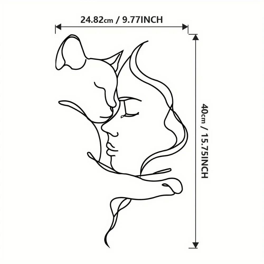 Strakke zwarte kat en vrouw me - Interior Design Women recensie en prijs