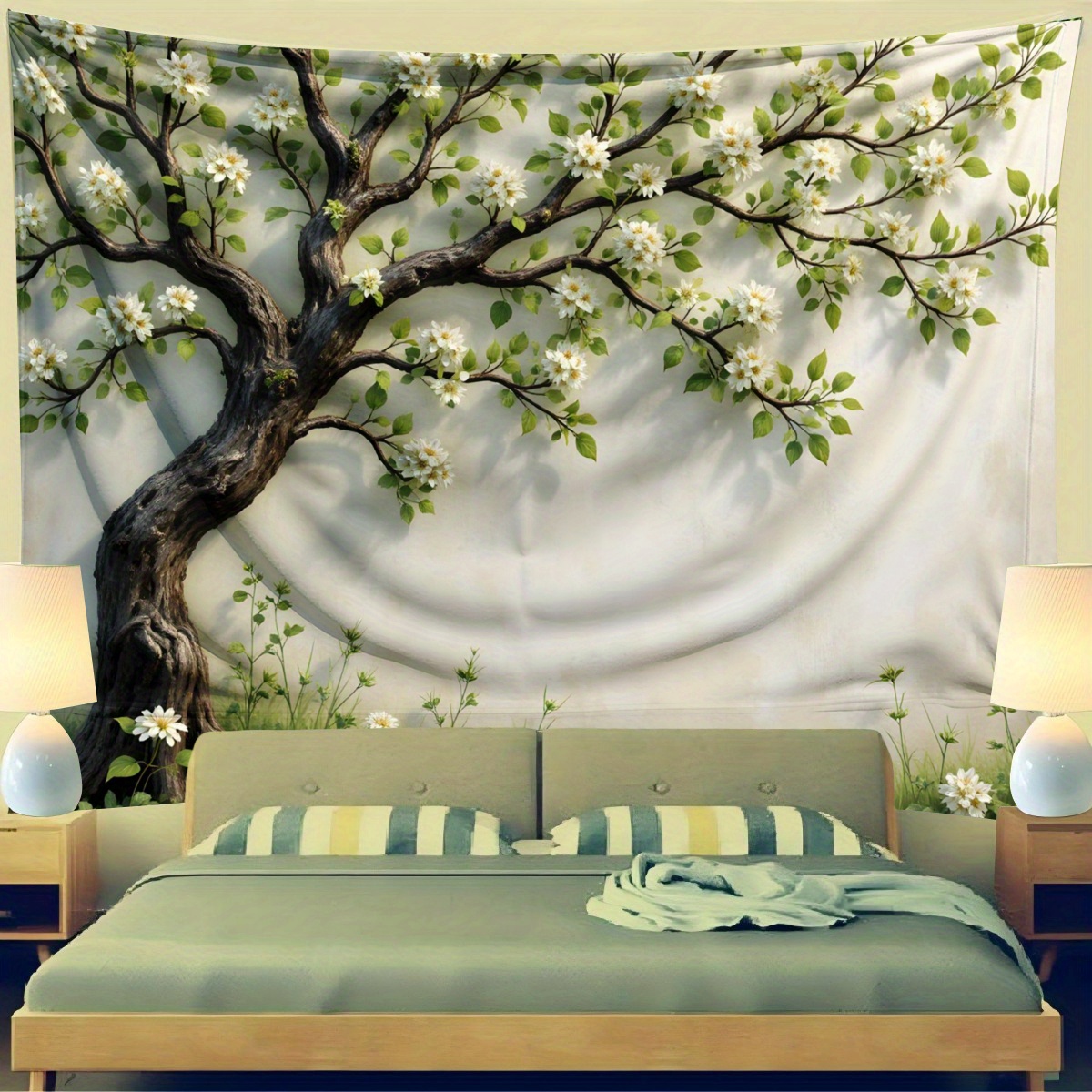 3D bloeiende boom muurschilder - Interior Design Zen recensie en prijs