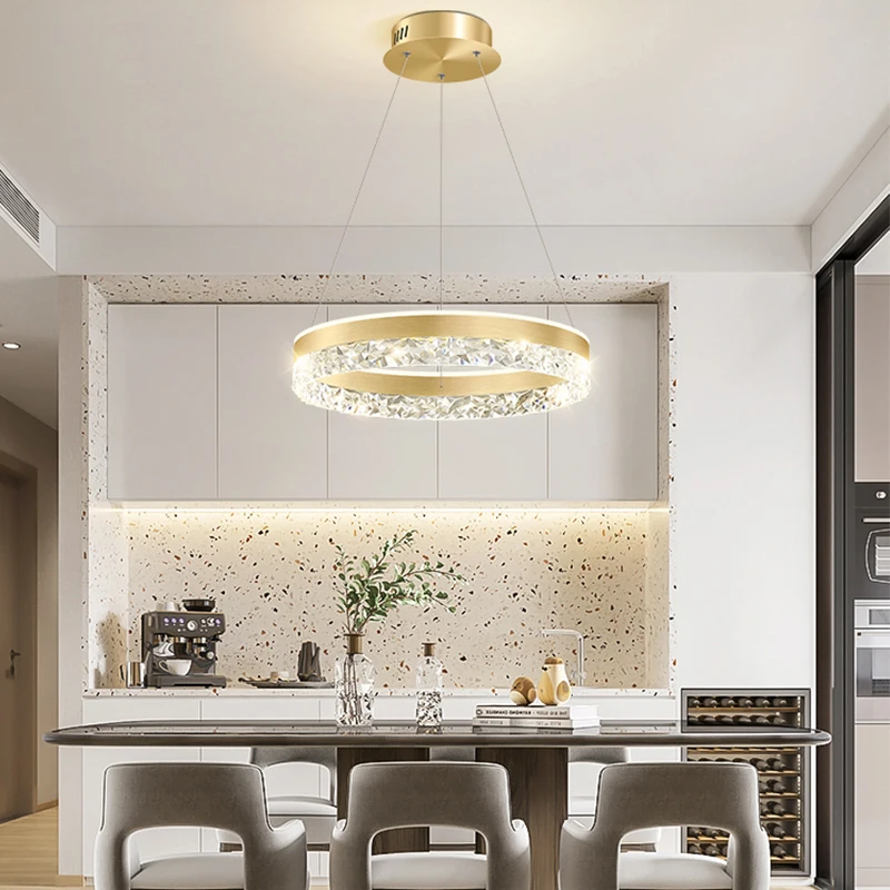 Moderne luxe kristallen LED-ha - Interior Design Living Room And Kitchen recensie en prijs