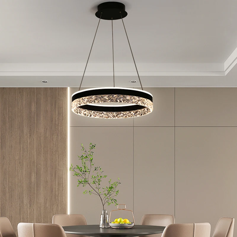 Moderne luxe kristallen LED-ha - Interior Design Living Room And Kitchen recensie en prijs