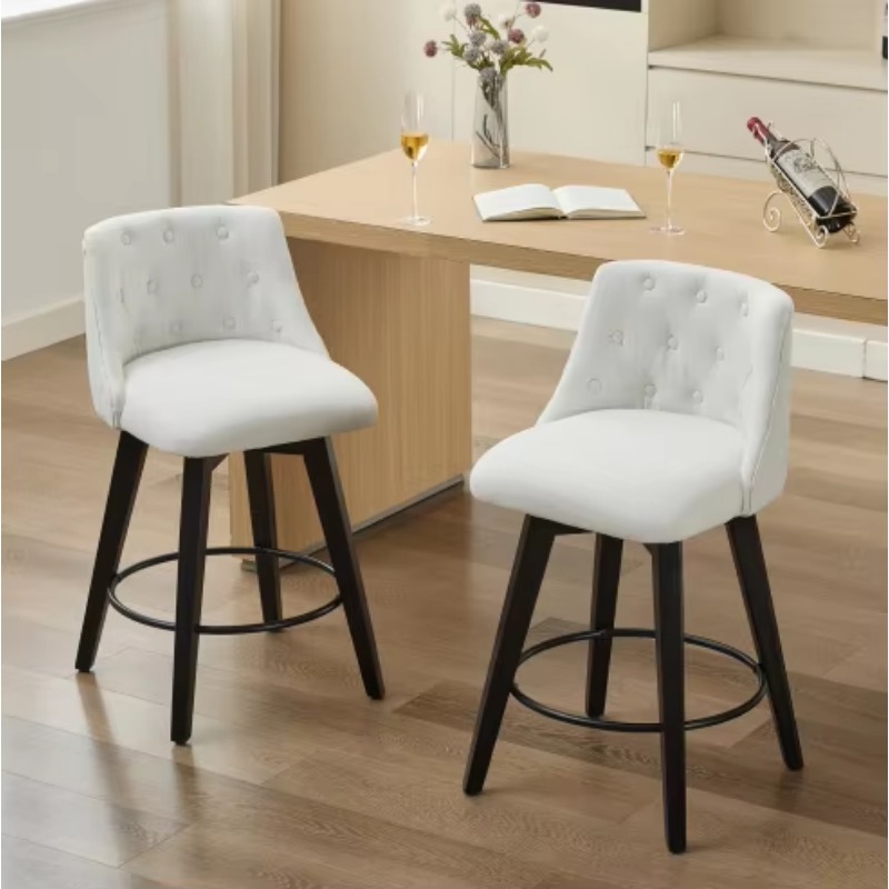 Moderne stoffen barkruk met zw - Interior Design Living Room And Kitchen recensie en prijs