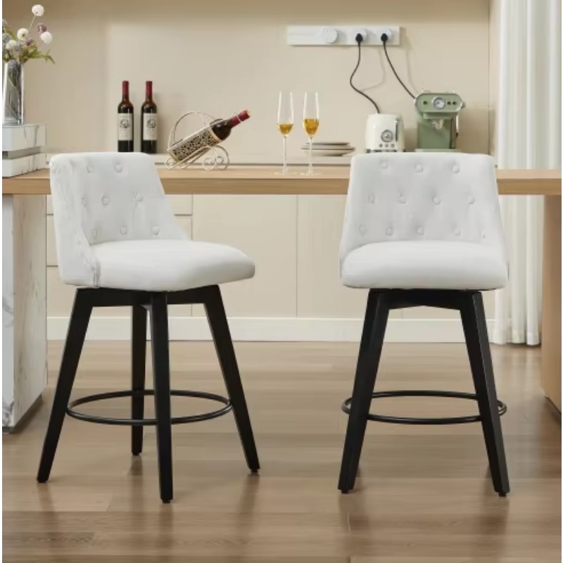 Moderne stoffen barkruk met zw - Interior Design Living Room And Kitchen recensie en prijs